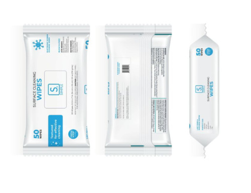 50 Isopropyl Alcohol Cleaning Towels (Fresh Scent)