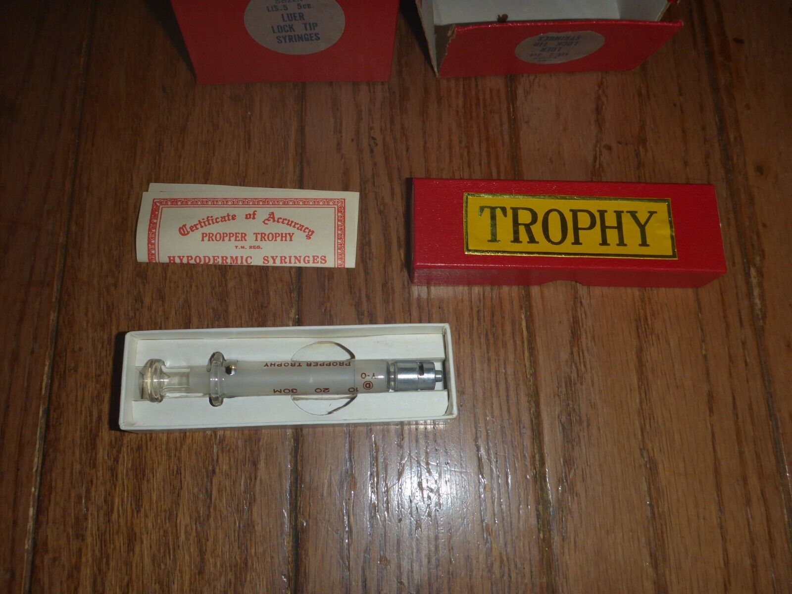 Vintage Glass Syringes & Hypodermic Needles Set