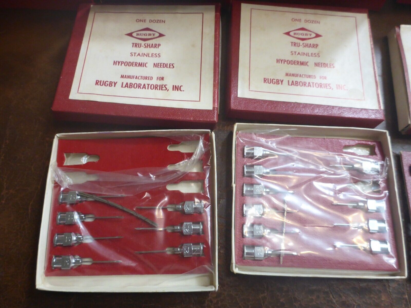 Vintage Glass Syringes & Hypodermic Needles Set