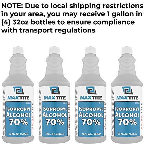 MAXTITE Isopropyl Alcohol 70% (1 Gallon)