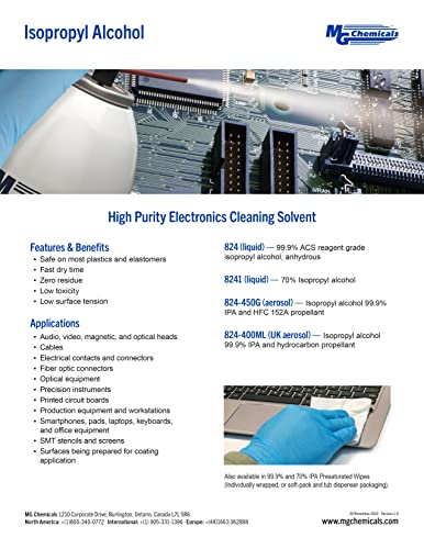 MG Chemicals - 70/30 Isopropyl Alcohol Spray Bottle