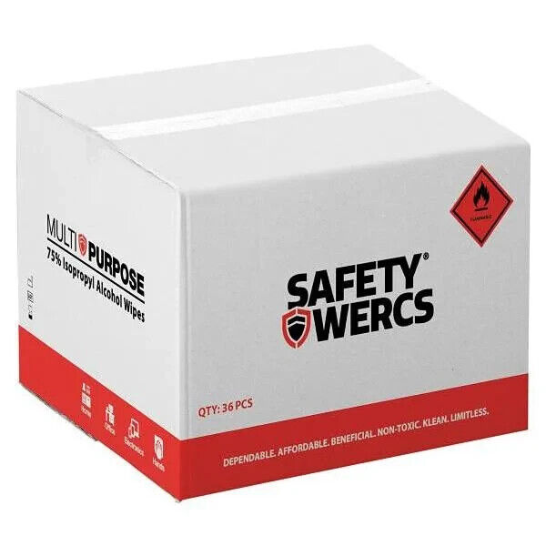 Safety First Multipurpose Isopropyl Alcohol Cleaning Wipes