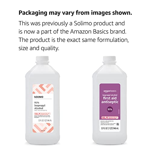 Solimo 91% Isopropyl Alcohol - 32 oz