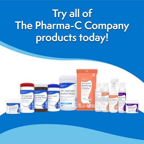 USA Made Pharma-C-Wipes (40 ct.) 70% Isopropyl Alcohol