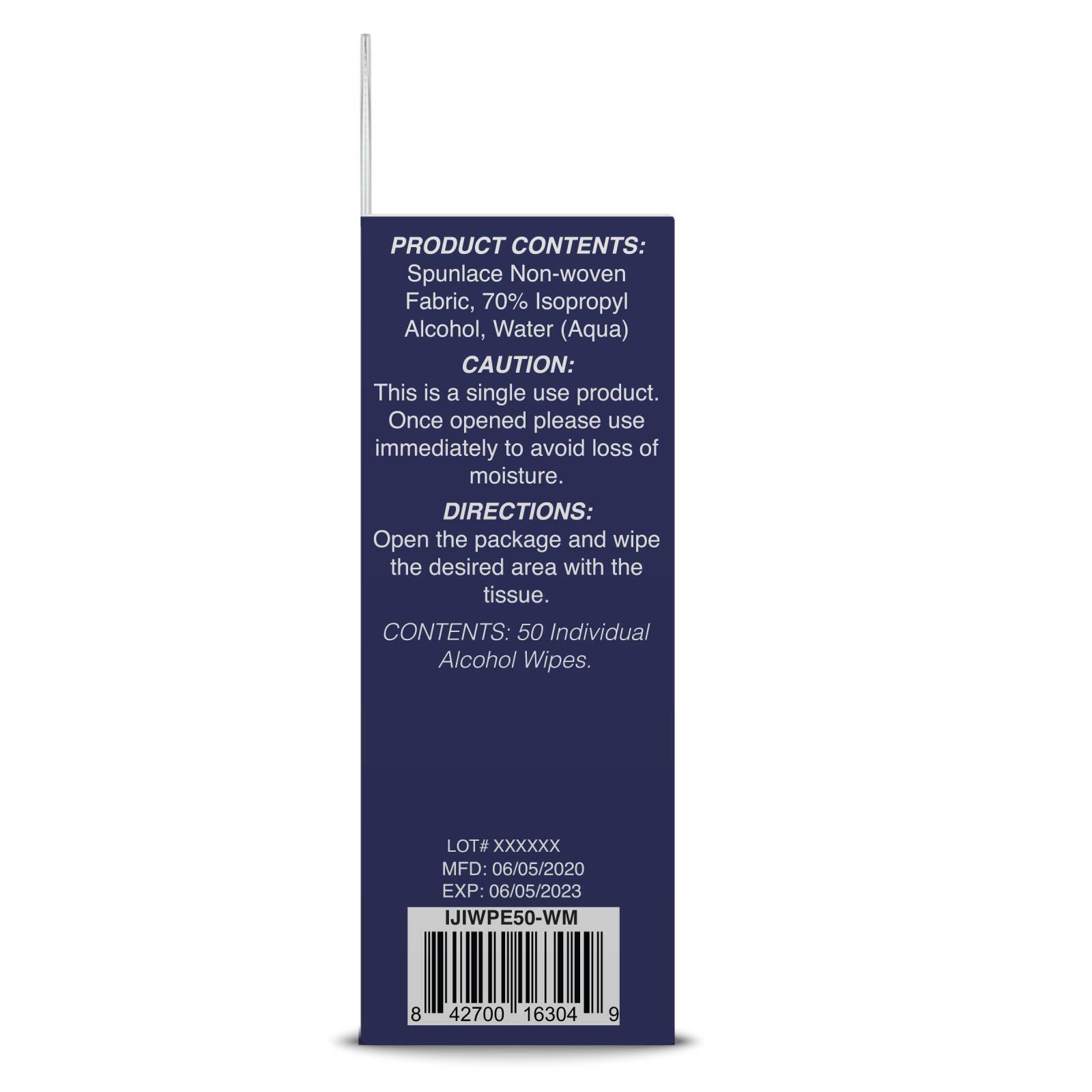 3-Pack Non-Toxic Alcohol Wipes for Electronics