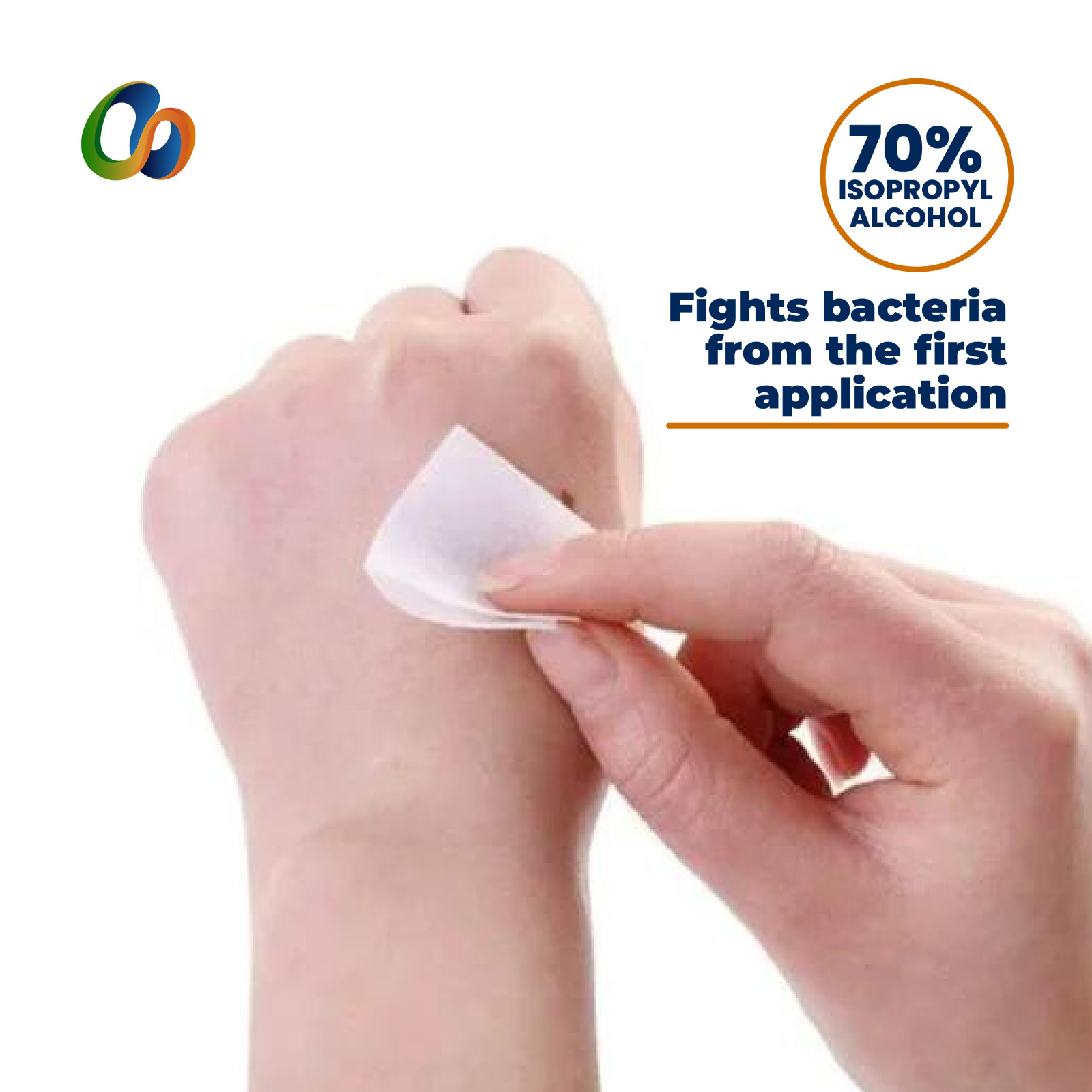 200 Sterile Alcohol Prep Pads - Individually Wrapped