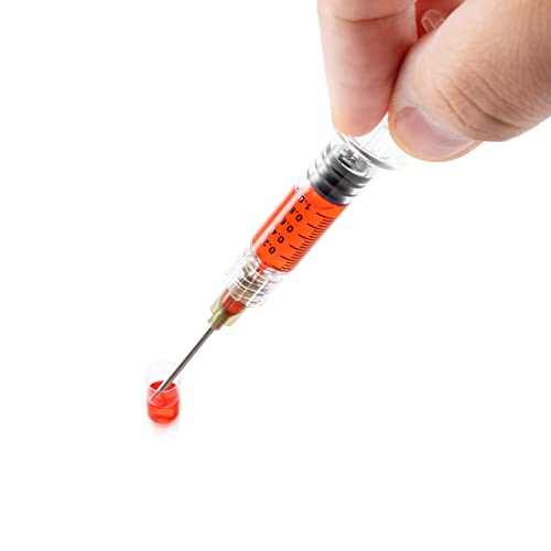10-Pack 1ml Borosilicate Glass Syringe with Needles