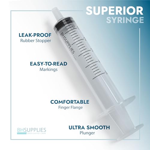 100 Sterile Syringes with Luer Slip Tip