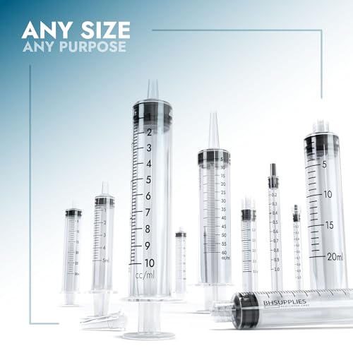 100 Sterile Syringes with Luer Slip Tip