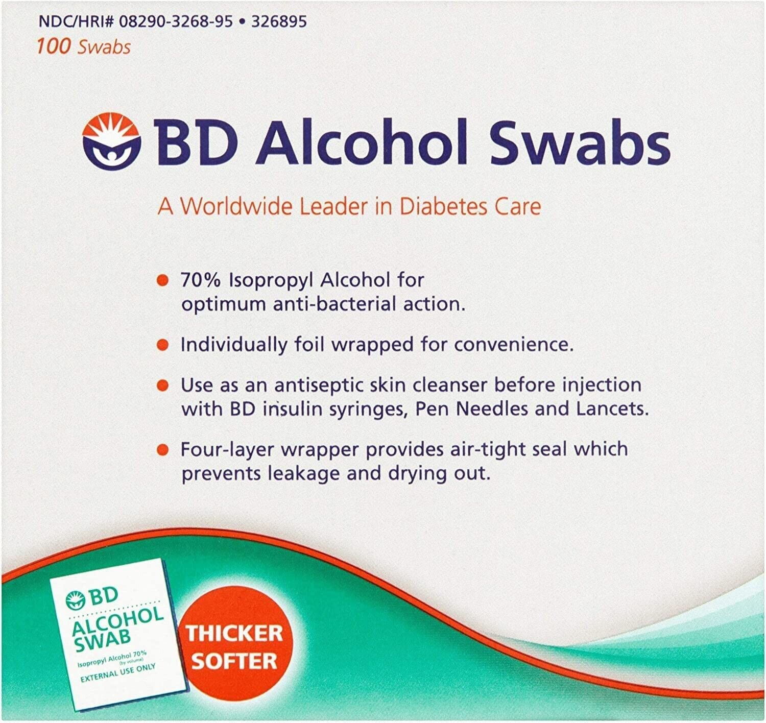 300 Count 70% Alcohol Swabs