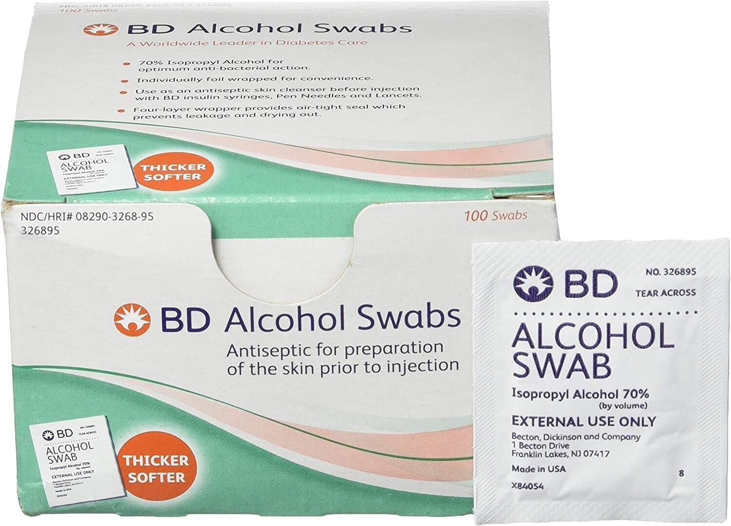 300 Count 70% Alcohol Swabs