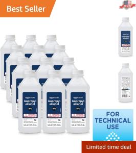 Amazon Basics 99% Isopropyl Alcohol, 16 oz