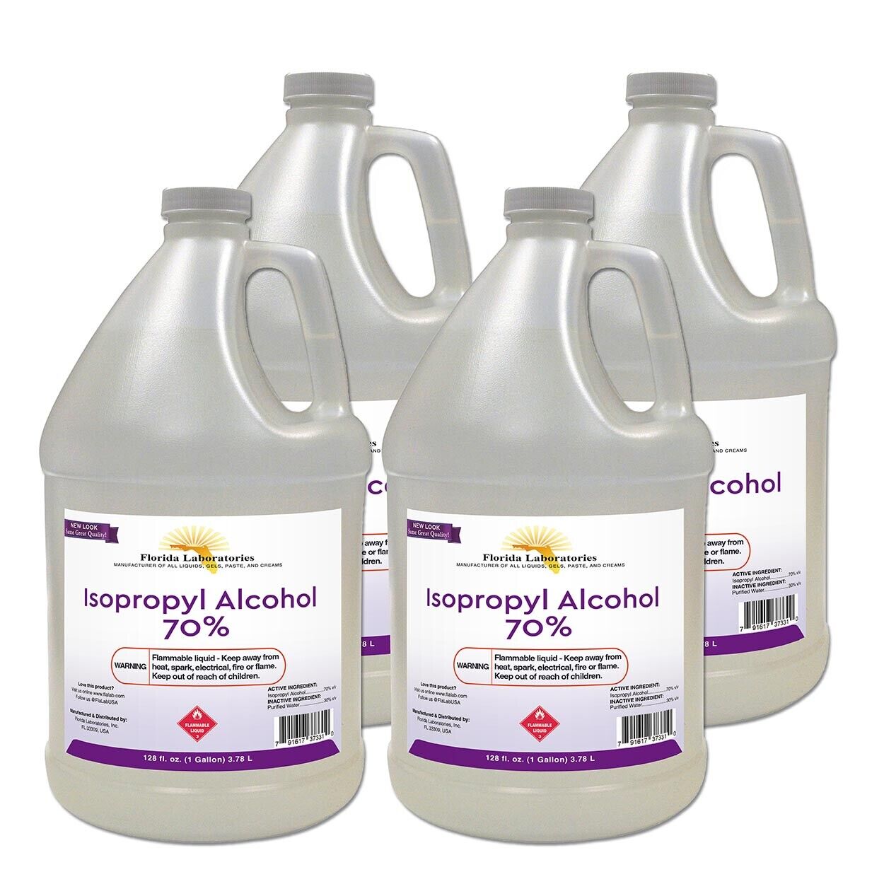 USA Made 70% Isopropyl Alcohol 4 Gal