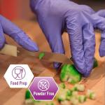 MedPride Powder-Free Nitrile Exam Gloves, Medium, Box/100