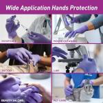 MedPride Powder-Free Nitrile Exam Gloves, Medium, Box/100