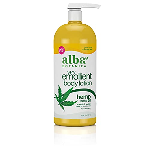 Alba Botanica Hempquility Hand & Body Lotion, Cannabis Sativa Seed Oil, 32 Oz
