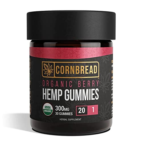 Cornbread USDA Certified Organic Hemp Gummies 300 mg - 30 Gummies