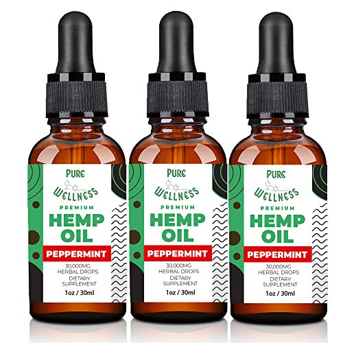 Peppermint Flavor Hemp Seed Oil (30,000mg 3-Pack)