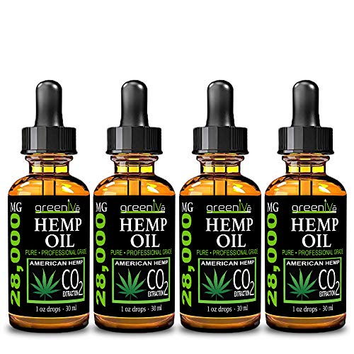 Greenive 28,000mg Hemp Oil with Vegan Omegas C02 Extraction Exclusively on Amazon (4)