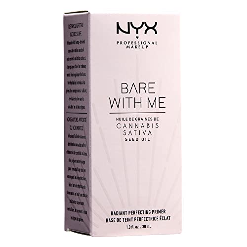NYX PROFESSIONAL MAKEUP Bare With Me Cannabis Sativa Seed Oil Radiant Perfecting Face Primer