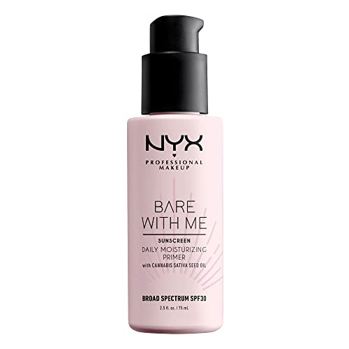 NYX PROFESSIONAL MAKEUP Bare With Me Cannabis Sativa Seed Oil SPF 30 Daily Moisturizing Face Primer