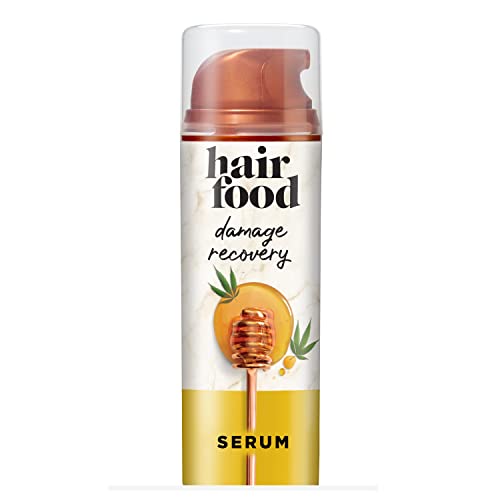 Hair Food Hemp Extract & Manuka Honey Leave in Conditioner & Repair Serum, Repairing Product for Dry, Damaged Hair, 5.1 Fl Oz