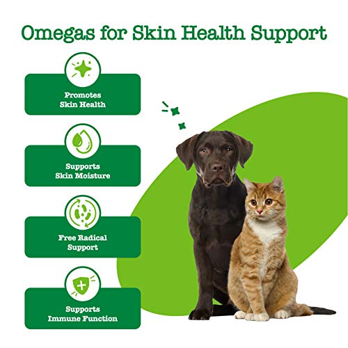 Zesty Paws Salmon Omega Oil Hemp for Dogs and Cats with Wild Alaskan Salmon Oil Omega 3 and 6 Fatty Acids with EPA DHA for Pets Supports Normal Skin Moisture and Immune System Function 32oz