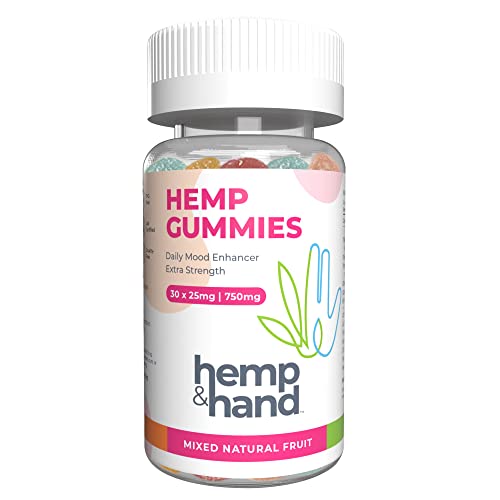 750mg Hemp Gummies - Stress, Inflammation, Natural Pain, Restful Sleep (25mg Gummy) - by Hemp and Hand