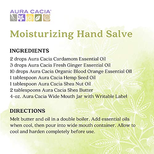 Aura Cacia Organic Hydrating Hemp Seed Skin Care Oil | 4 fl oz.