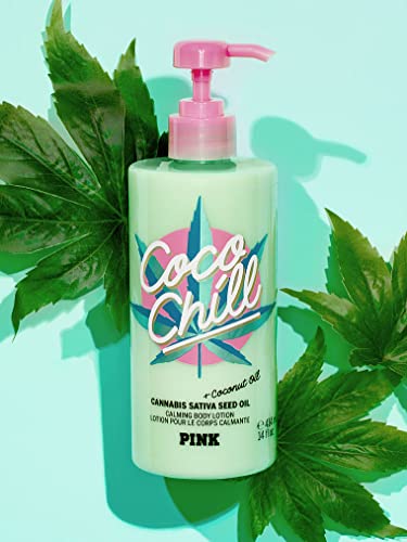 Victoria's Secret Pink Coco Chill Calming Body Lotion with Cannabis Sativa Seed Oil