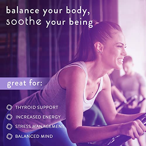 Soothe Adrenal Support & Thyroid Support for Women - Metabolism Booster & Hormone Balance for Women | Mood Enhancer & Energy Supplements | Iodine, Ashwagandha, Selenium, Rhodiola | Adaptogens, 60 ct