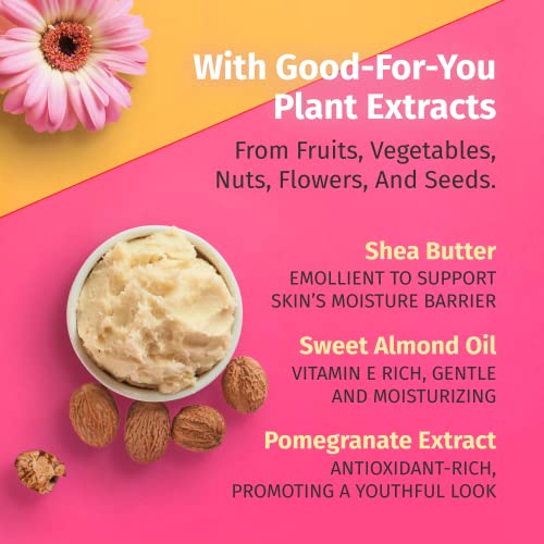 HEMPZ Body Lotion - Pomegranate Daily Moisturizing Cream, Shea Butter Hand and Body Moisturizer - Skin Care Products, Hemp Seed Oil - Large