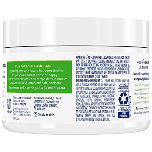 St. Ives Hand & Body Cream Moisturizer for Dry Skin Cannabis Sativa(Hemp) Seed Oil & Matcha Made w/ 100% Natural Moisturizers 10 oz