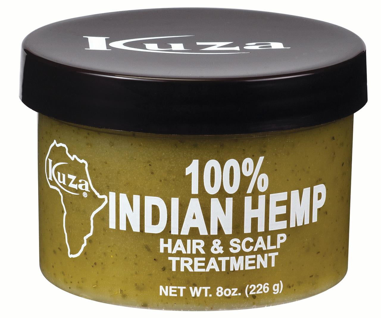 Kuza 100% Indian Hemp Hair & Scalp Treatment 8oz - Smooth, Soften and Moisturize