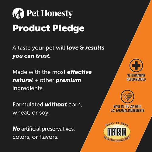 Pet Honesty Hemp Hip & Joint Supplement for Dogs - Hemp Oil & Hemp Powder - Glucosamine Chondroitin for Dogs, Turmeric, MSM, Green-Lipped Mussel, Supports Mobility, May Reduce Discomfort (Bacon)