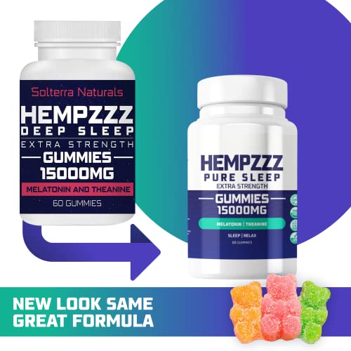 HempZZZ Pure Sleep Extra Strength Gummies 15000 MG