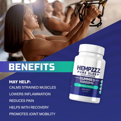 HempZZZ Pure Sleep Extra Strength Gummies 15000 MG
