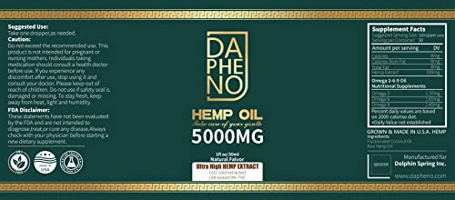 (Pack of 2) 10000 mg dapheno Oil, Natural Extract for Relief, Grown and Made in The USA, Natural Purely Organic, Vegan Friendly, Great Gift