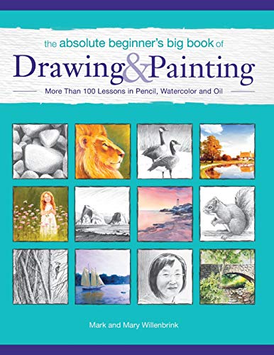 Beginner's Art Lesson Book with 100+ mediums