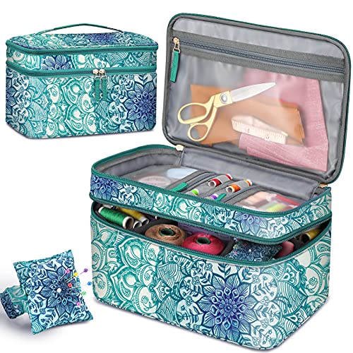 Double-Layer Sewing Accessories Organizer - Emerald Illusions