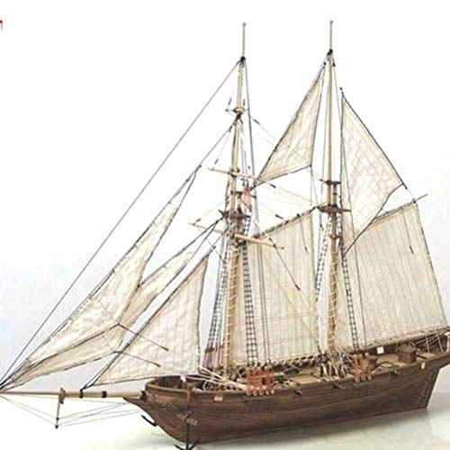 Wooden Pirate Ship Building Kit for Adults & Kids
