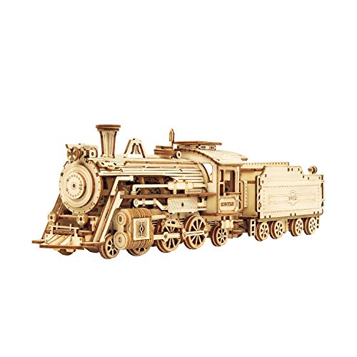 DIY 3D Wooden Train Puzzle Kit