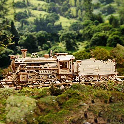 DIY 3D Wooden Train Puzzle Kit