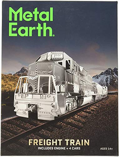 Metal Earth Freight Train 3D Metal Model Kit