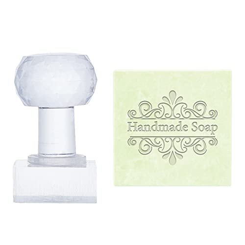 Flower Embossing Stamp with Handle for Soap Making