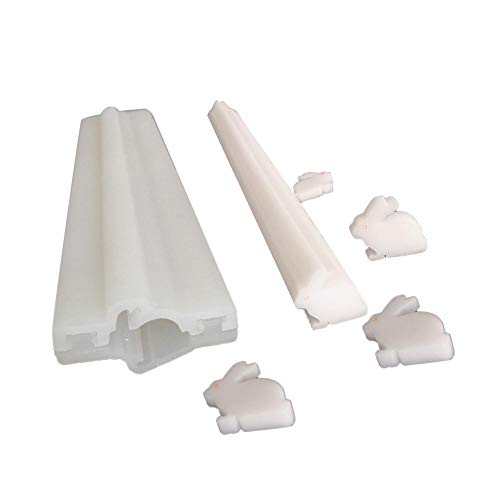 Silicone Rabbit Soap/Cake Mould Tubes