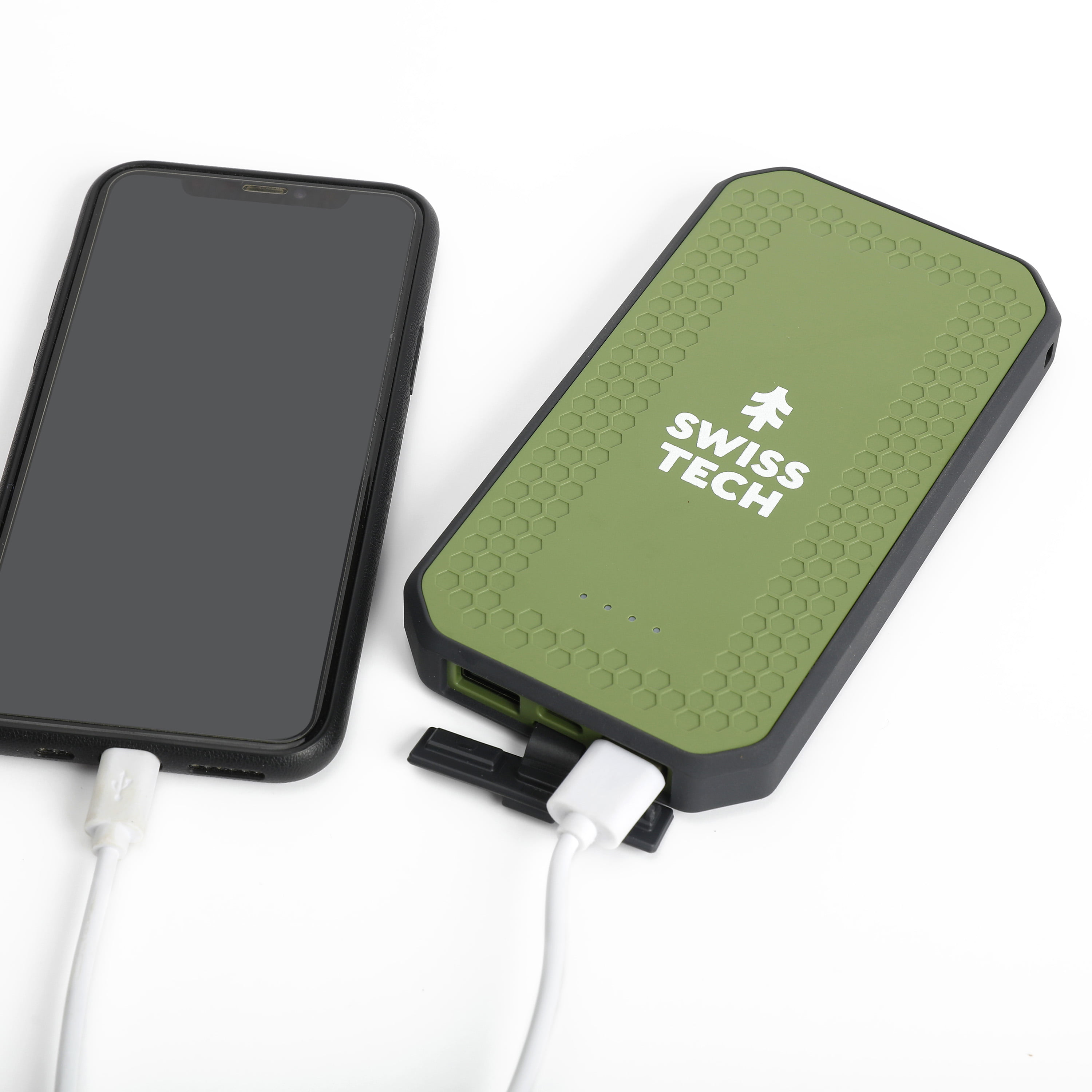 Swiss Tech Antreiben Power Bank with Dual USB