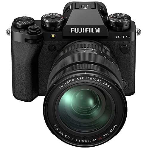 Fujifilm X-T5 Mirrorless Camera XF16-80mm Lens - Black