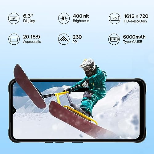 UMIDIGI G5 Mecha Rugged Smartphone Unlocked, 128GB 6.6