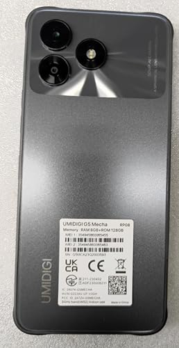 UMIDIGI G5 Mecha Rugged Smartphone Unlocked, 128GB 6.6